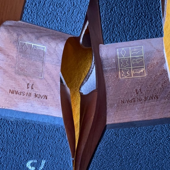 Free People Cedar Tan Leather Clog size 11, NWOB - Picture 11 of 16